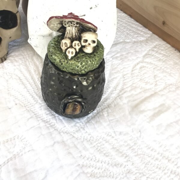 Mushroom Journey Skull Stash Pots