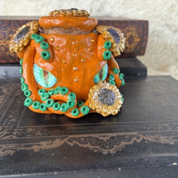 Sassy Sunflower Octopus Stash Jars